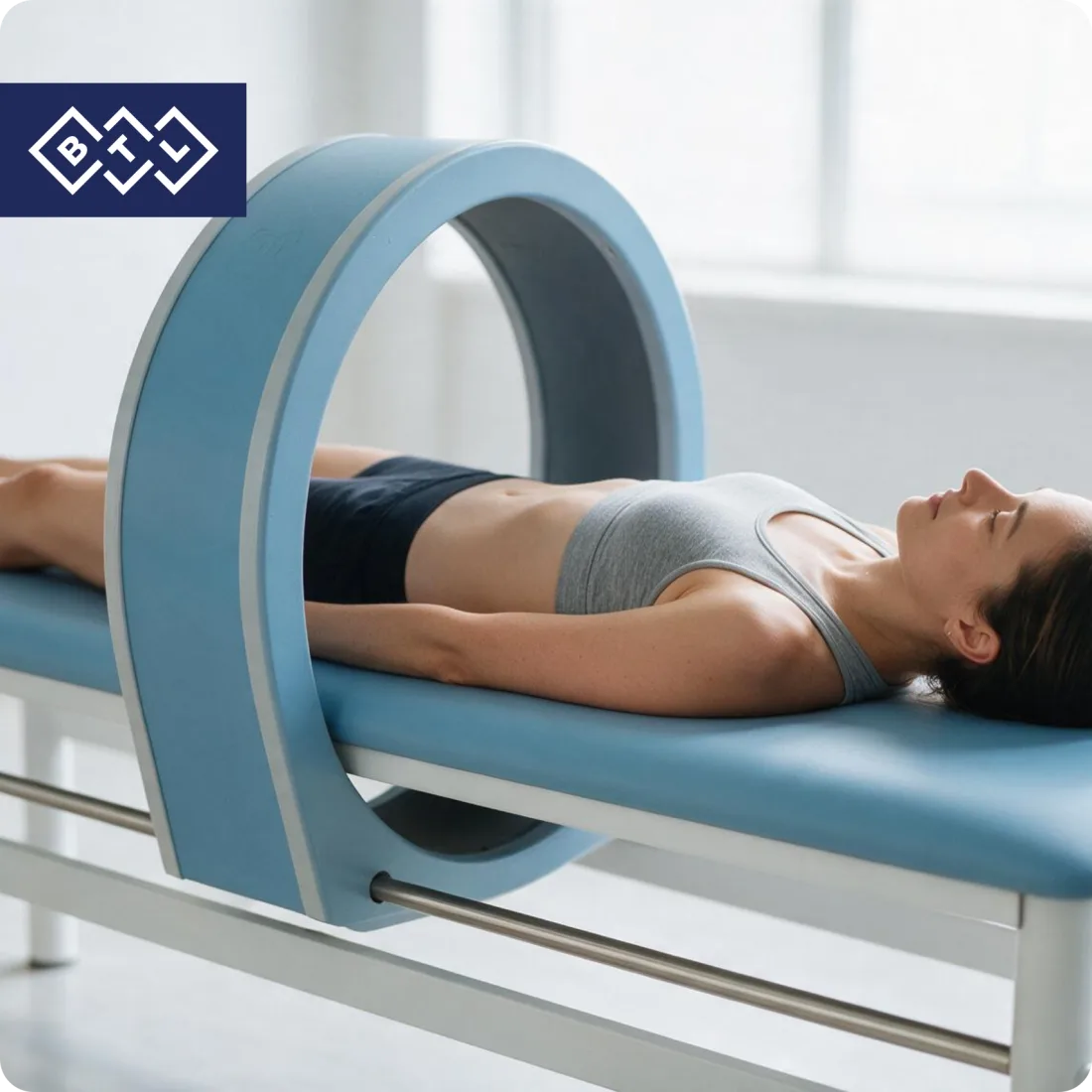 Equipo de magnetoterapia BTL en cabina de FisioPro